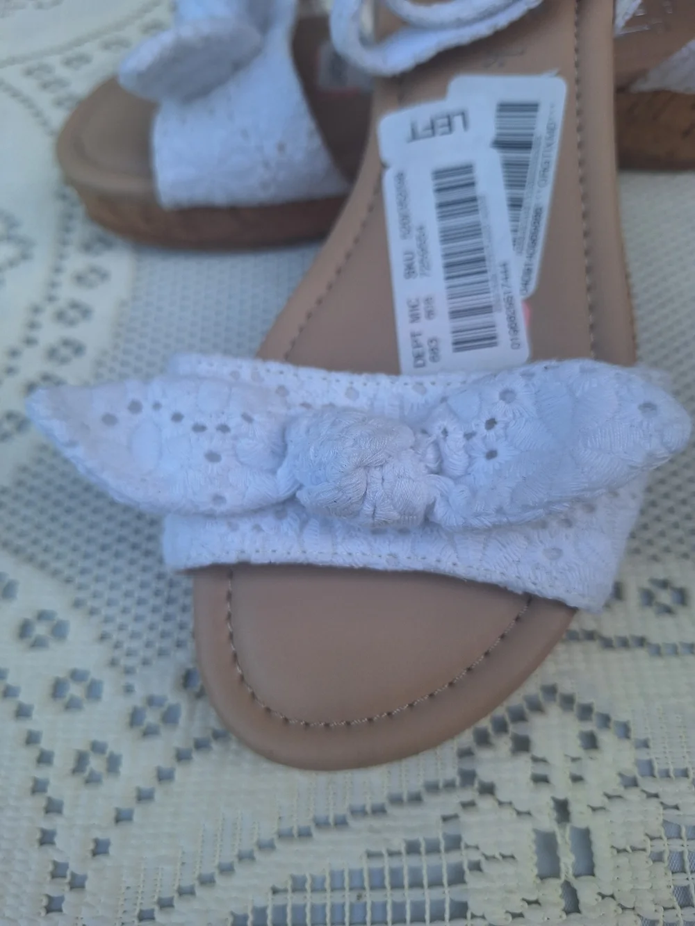 Beautiful Two‑Pair Sandal Set – Girls’ Size 2 (Brand New)